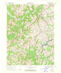 Verona Kentucky Historical topographic map, 1:24000 scale, 7.5 X 7.5 Minute, Year 1969