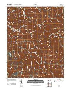 Vest Kentucky Historical topographic map, 1:24000 scale, 7.5 X 7.5 Minute, Year 2010