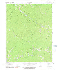 Vest Kentucky Historical topographic map, 1:24000 scale, 7.5 X 7.5 Minute, Year 1954