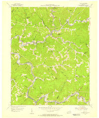 Vicco Kentucky Historical topographic map, 1:24000 scale, 7.5 X 7.5 Minute, Year 1954