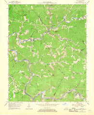 Vicco Kentucky Historical topographic map, 1:24000 scale, 7.5 X 7.5 Minute, Year 1954