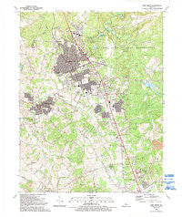 Vine Grove Kentucky Historical topographic map, 1:24000 scale, 7.5 X 7.5 Minute, Year 1991