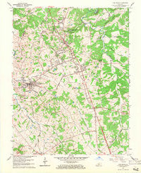 Vine Grove Kentucky Historical topographic map, 1:24000 scale, 7.5 X 7.5 Minute, Year 1960