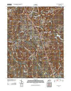 Vine Grove Kentucky Historical topographic map, 1:24000 scale, 7.5 X 7.5 Minute, Year 2010