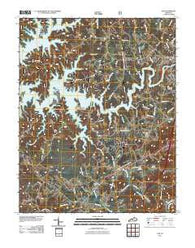 Vox Kentucky Historical topographic map, 1:24000 scale, 7.5 X 7.5 Minute, Year 2011