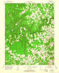 Vox Kentucky Historical topographic map, 1:24000 scale, 7.5 X 7.5 Minute, Year 1952