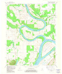 Wabash Island Kentucky Historical topographic map, 1:24000 scale, 7.5 X 7.5 Minute, Year 1981