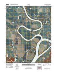Wabash Island Kentucky Historical topographic map, 1:24000 scale, 7.5 X 7.5 Minute, Year 2011