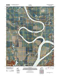 Wabash Island Kentucky Historical topographic map, 1:24000 scale, 7.5 X 7.5 Minute, Year 2011