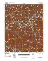 Wallins Creek Kentucky Historical topographic map, 1:24000 scale, 7.5 X 7.5 Minute, Year 2010
