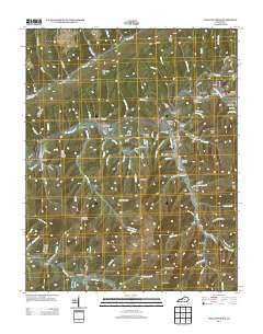 Wallins Creek Kentucky Historical topographic map, 1:24000 scale, 7.5 X 7.5 Minute, Year 2013