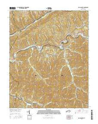 Wallins Creek Kentucky Current topographic map, 1:24000 scale, 7.5 X 7.5 Minute, Year 2016