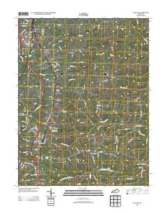 Walton Kentucky Historical topographic map, 1:24000 scale, 7.5 X 7.5 Minute, Year 2013