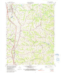 Walton Kentucky Historical topographic map, 1:24000 scale, 7.5 X 7.5 Minute, Year 1981