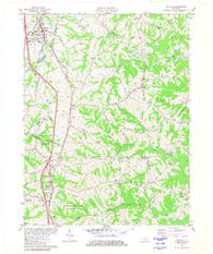 Walton Kentucky Historical topographic map, 1:24000 scale, 7.5 X 7.5 Minute, Year 1981