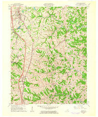 Walton Kentucky Historical topographic map, 1:24000 scale, 7.5 X 7.5 Minute, Year 1961