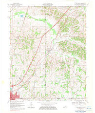 Water Valley Kentucky Historical topographic map, 1:24000 scale, 7.5 X 7.5 Minute, Year 1969
