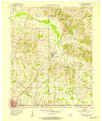 Water Valley Kentucky Historical topographic map, 1:24000 scale, 7.5 X 7.5 Minute, Year 1952