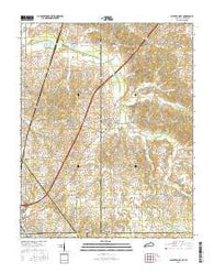 Water Valley Kentucky Current topographic map, 1:24000 scale, 7.5 X 7.5 Minute, Year 2016
