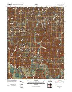 Waterford Kentucky Historical topographic map, 1:24000 scale, 7.5 X 7.5 Minute, Year 2010