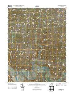 Waterford Kentucky Historical topographic map, 1:24000 scale, 7.5 X 7.5 Minute, Year 2013