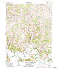 Waterford Kentucky Historical topographic map, 1:24000 scale, 7.5 X 7.5 Minute, Year 1981