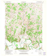 Waterford Kentucky Historical topographic map, 1:24000 scale, 7.5 X 7.5 Minute, Year 1981