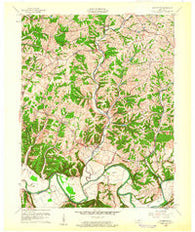 Waterford Kentucky Historical topographic map, 1:24000 scale, 7.5 X 7.5 Minute, Year 1960