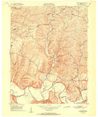 Waterford Kentucky Historical topographic map, 1:24000 scale, 7.5 X 7.5 Minute, Year 1951