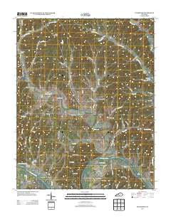 Waterview Kentucky Historical topographic map, 1:24000 scale, 7.5 X 7.5 Minute, Year 2013