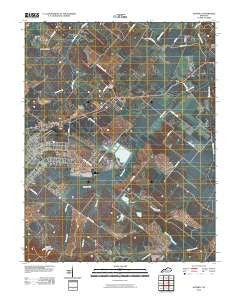 Waverly Kentucky Historical topographic map, 1:24000 scale, 7.5 X 7.5 Minute, Year 2010