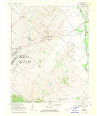 Waverly Kentucky Historical topographic map, 1:24000 scale, 7.5 X 7.5 Minute, Year 1969