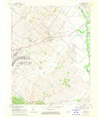 Waverly Kentucky Historical topographic map, 1:24000 scale, 7.5 X 7.5 Minute, Year 1969