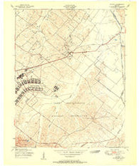 Waverly Kentucky Historical topographic map, 1:24000 scale, 7.5 X 7.5 Minute, Year 1951