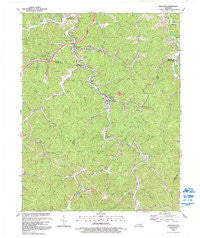 Wayland Kentucky Historical topographic map, 1:24000 scale, 7.5 X 7.5 Minute, Year 1992