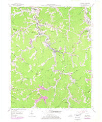 Wayland Kentucky Historical topographic map, 1:24000 scale, 7.5 X 7.5 Minute, Year 1954