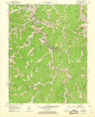 Wayland Kentucky Historical topographic map, 1:24000 scale, 7.5 X 7.5 Minute, Year 1954