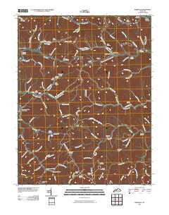 Webbville Kentucky Historical topographic map, 1:24000 scale, 7.5 X 7.5 Minute, Year 2010