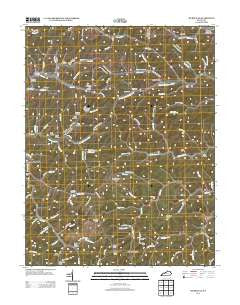 Webbville Kentucky Historical topographic map, 1:24000 scale, 7.5 X 7.5 Minute, Year 2013