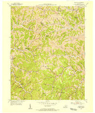 Webbville Kentucky Historical topographic map, 1:24000 scale, 7.5 X 7.5 Minute, Year 1953