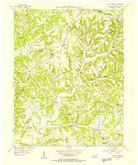 Welchs Creek Kentucky Historical topographic map, 1:24000 scale, 7.5 X 7.5 Minute, Year 1954