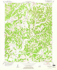 Welchs Creek Kentucky Historical topographic map, 1:24000 scale, 7.5 X 7.5 Minute, Year 1954