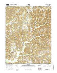 Welchs Creek Kentucky Current topographic map, 1:24000 scale, 7.5 X 7.5 Minute, Year 2016