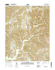 Welchs Creek Kentucky Current topographic map, 1:24000 scale, 7.5 X 7.5 Minute, Year 2016
