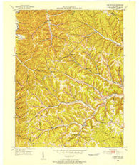 Wesleyville Kentucky Historical topographic map, 1:24000 scale, 7.5 X 7.5 Minute, Year 1950