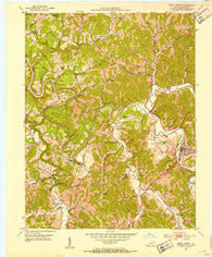 West Liberty Kentucky Historical topographic map, 1:24000 scale, 7.5 X 7.5 Minute, Year 1951