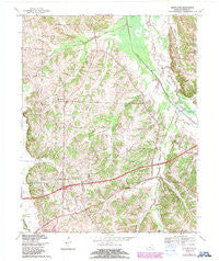 Westplains Kentucky Historical topographic map, 1:24000 scale, 7.5 X 7.5 Minute, Year 1969