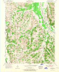 Westplains Kentucky Historical topographic map, 1:24000 scale, 7.5 X 7.5 Minute, Year 1951