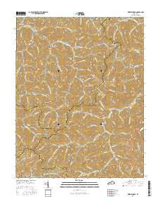 Wheelwright Kentucky Current topographic map, 1:24000 scale, 7.5 X 7.5 Minute, Year 2016