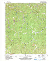 Wheelwright Kentucky Historical topographic map, 1:24000 scale, 7.5 X 7.5 Minute, Year 1992